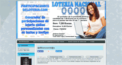 Desktop Screenshot of participacionesdeloteria.com